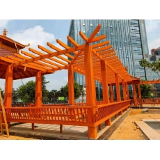 防腐木花架涼亭 防腐木花架涼亭